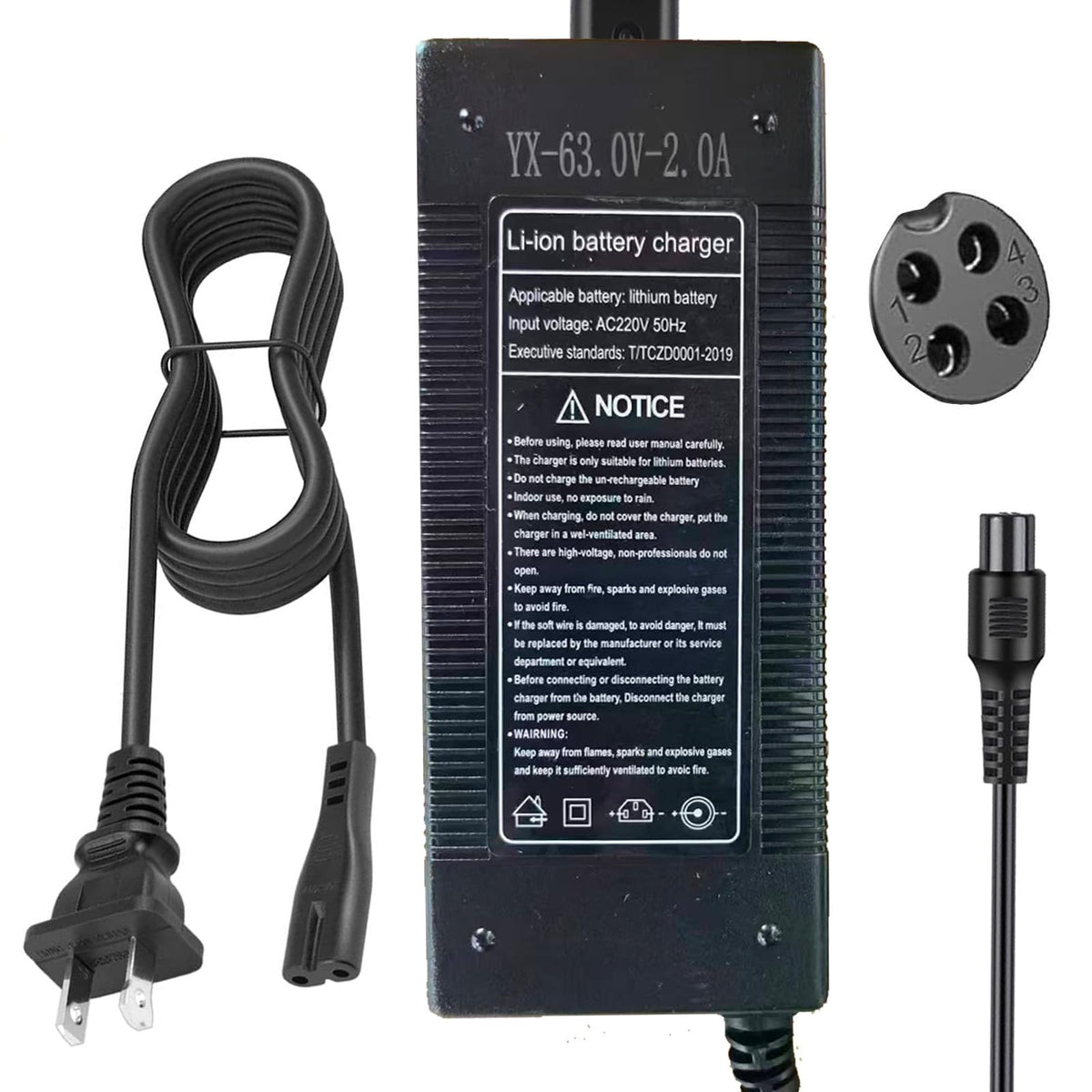 4 Prong Charger for Ninebot S I811