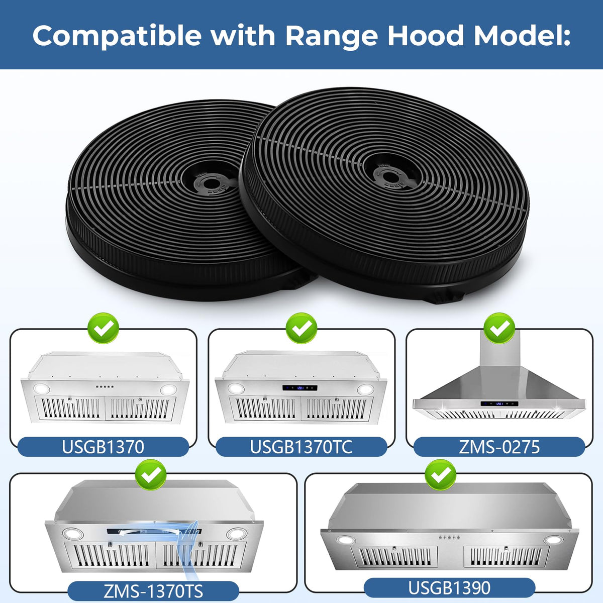 Carbon Filter for Range Hood U288