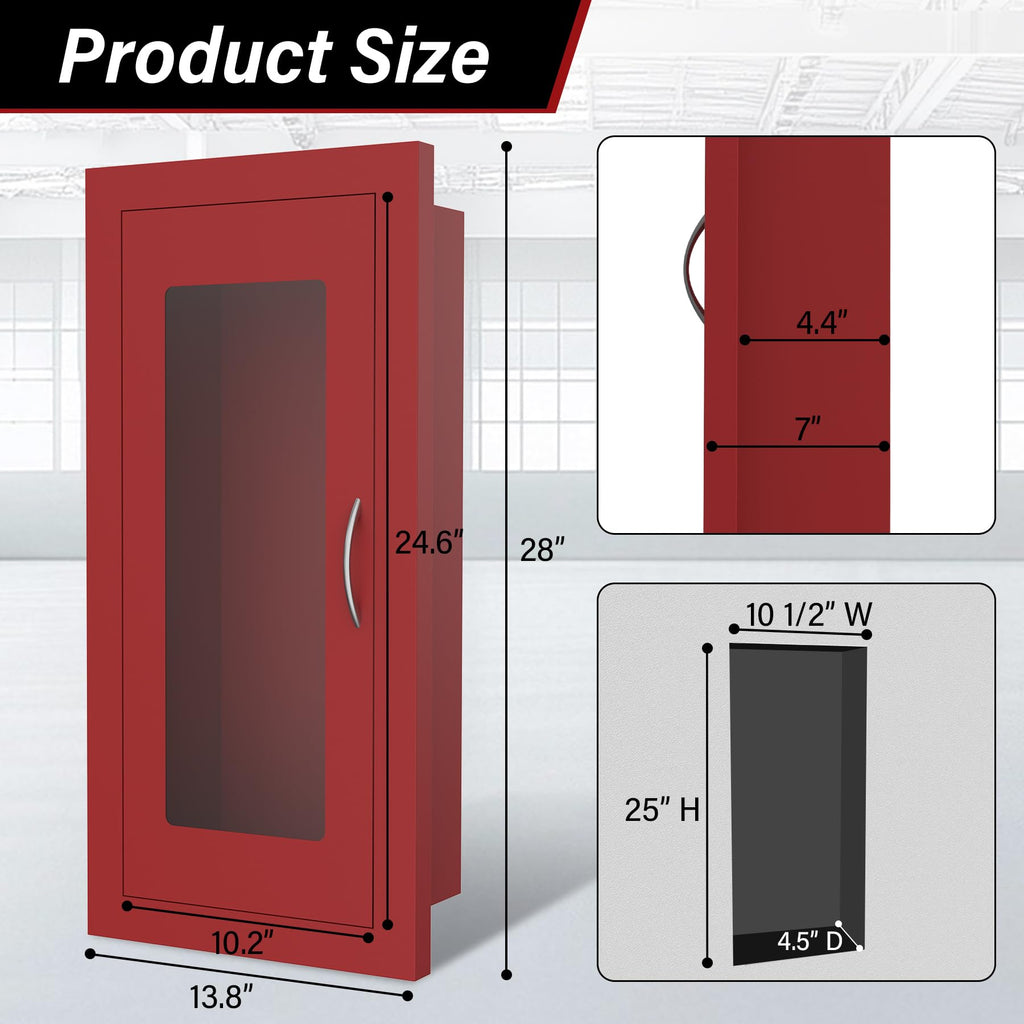 Recessed Wall Extinguisher Cabinet D76425