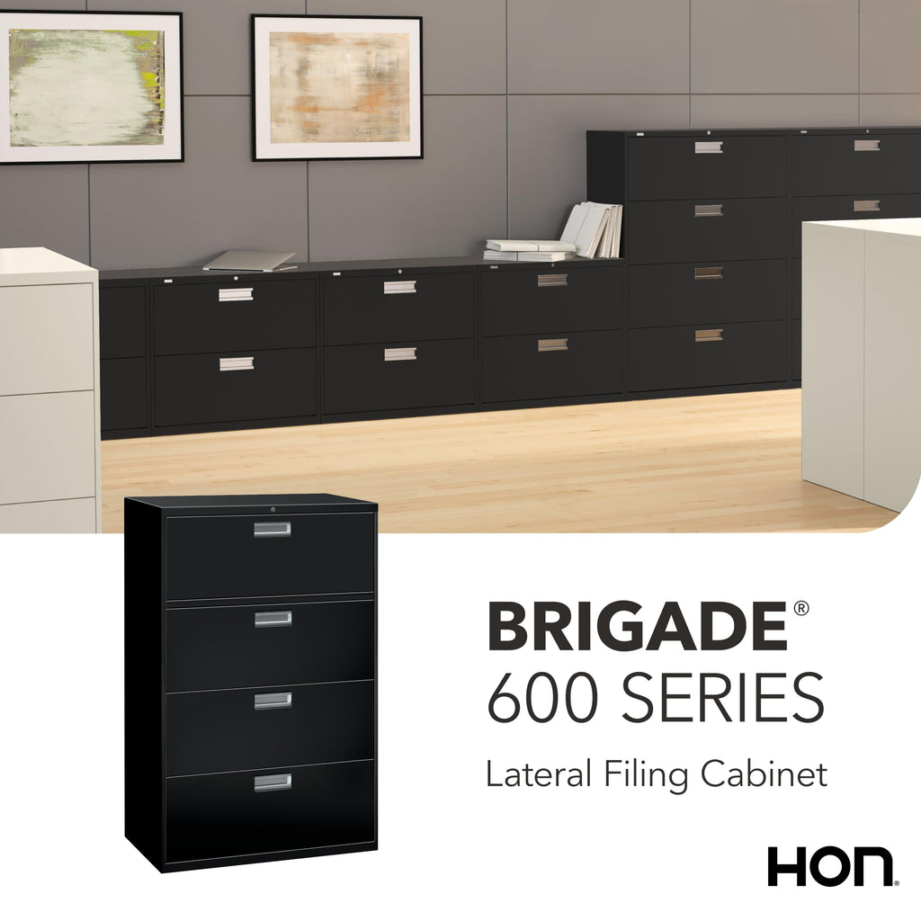 Black 4 Drawer File Cabinet K26732