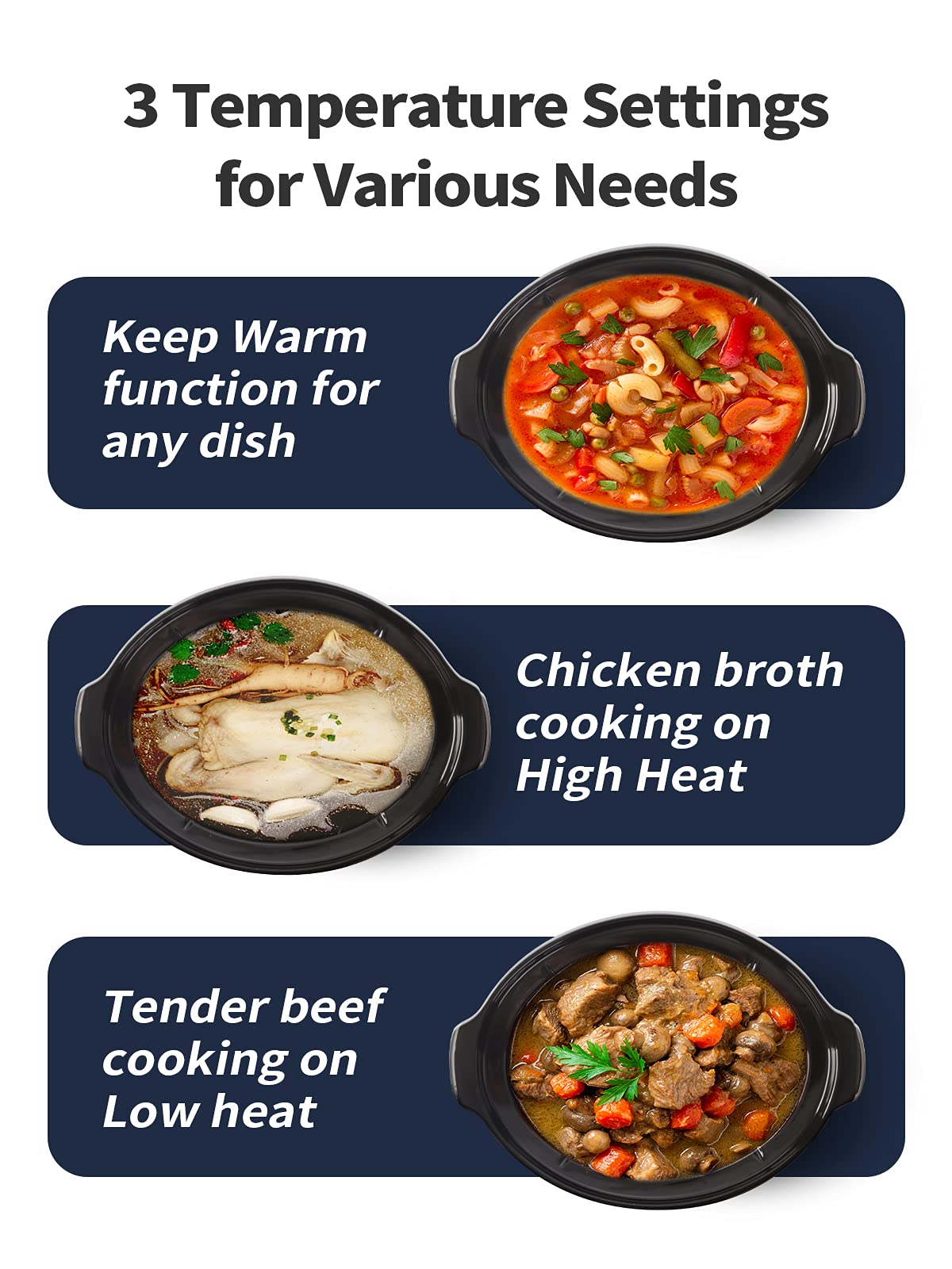 8.5-Quart Programmable Slow Cooker with Digital Countdown Timer, Black, Oval D83468