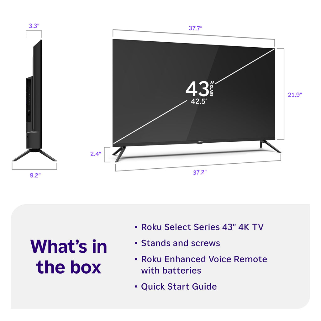 43-Inch 4K HDR LED Smart TV Q9508