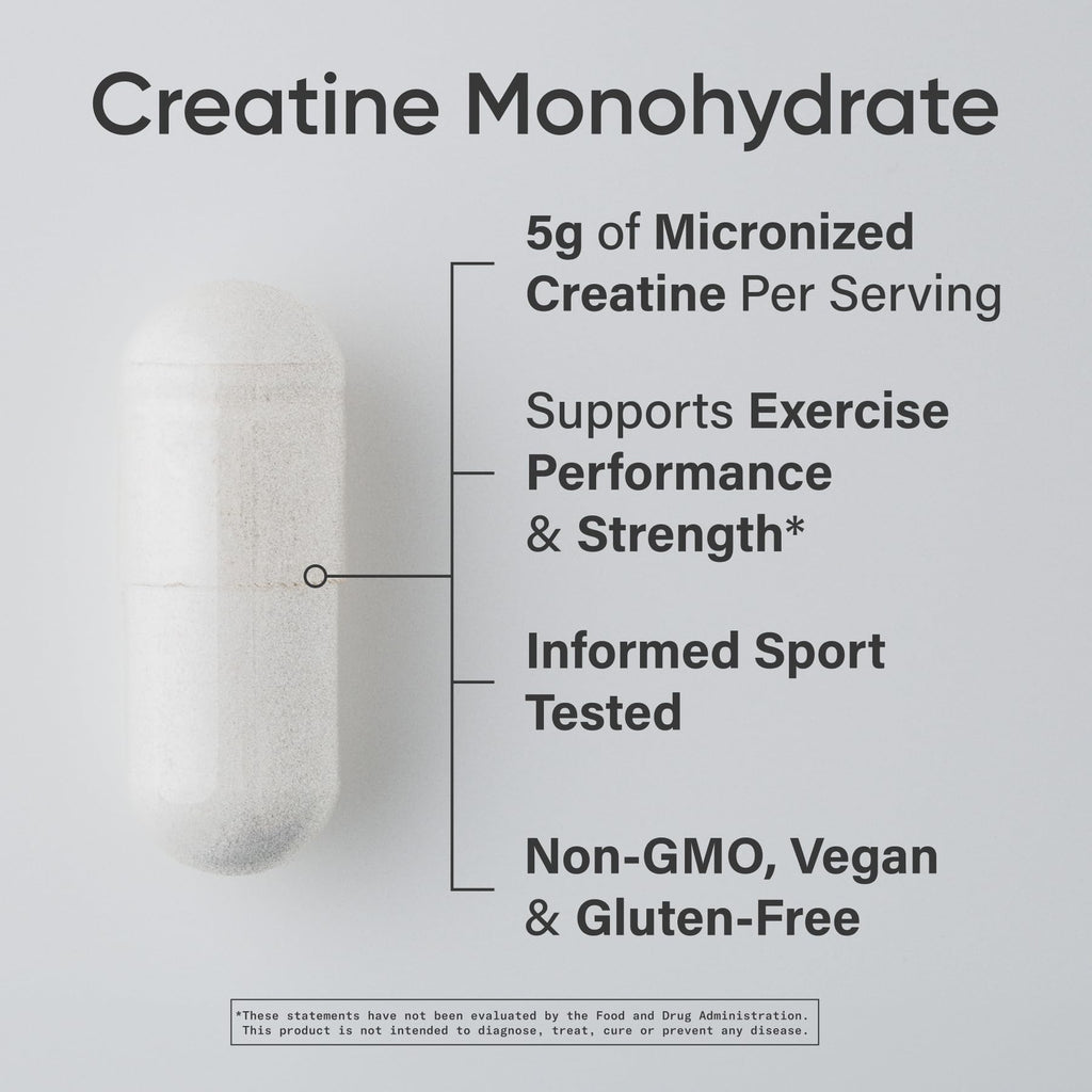 Creatine Monohydrate Capsules 5g, 120 Count G219631