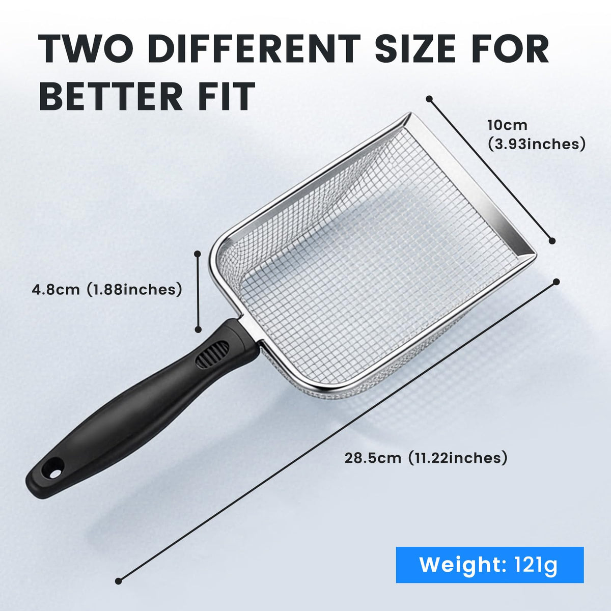 Stainless Steel Mesh Cat Litter Scoop 2.8mm Hole E272897