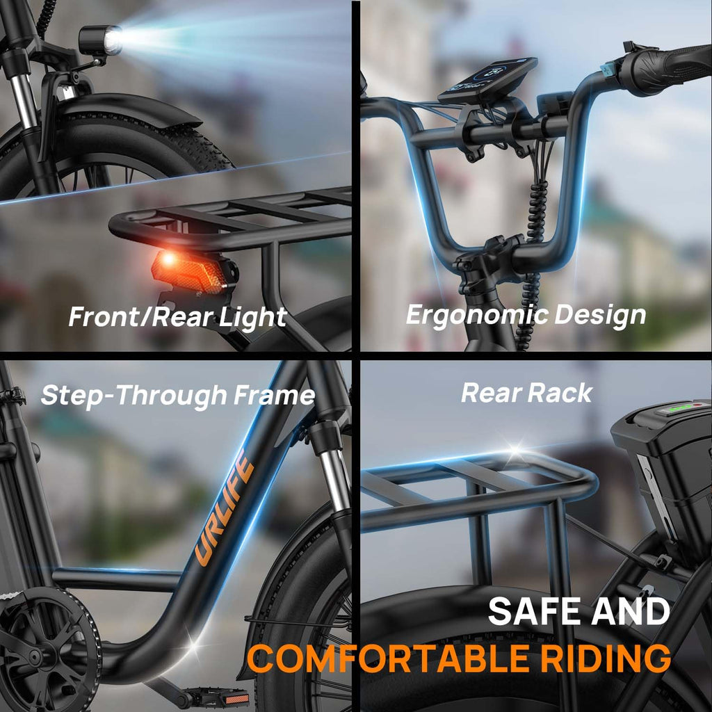 20" Fat Tire Electric Bike with 1000W Motor F32980