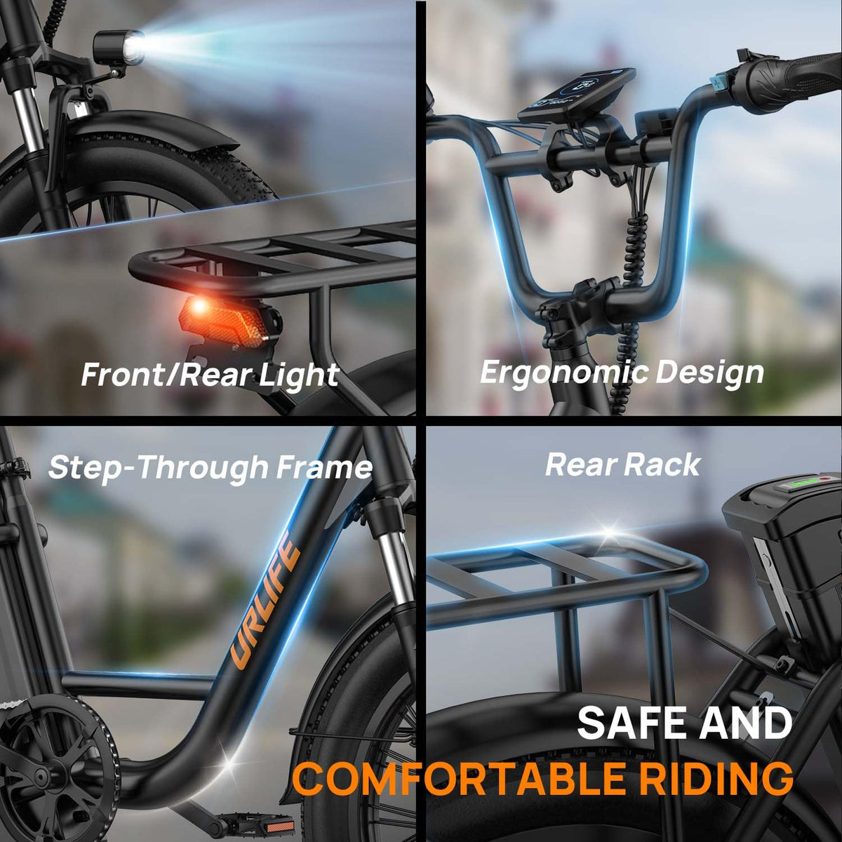 20" Fat Tire Electric Bike with 1000W Motor F32980