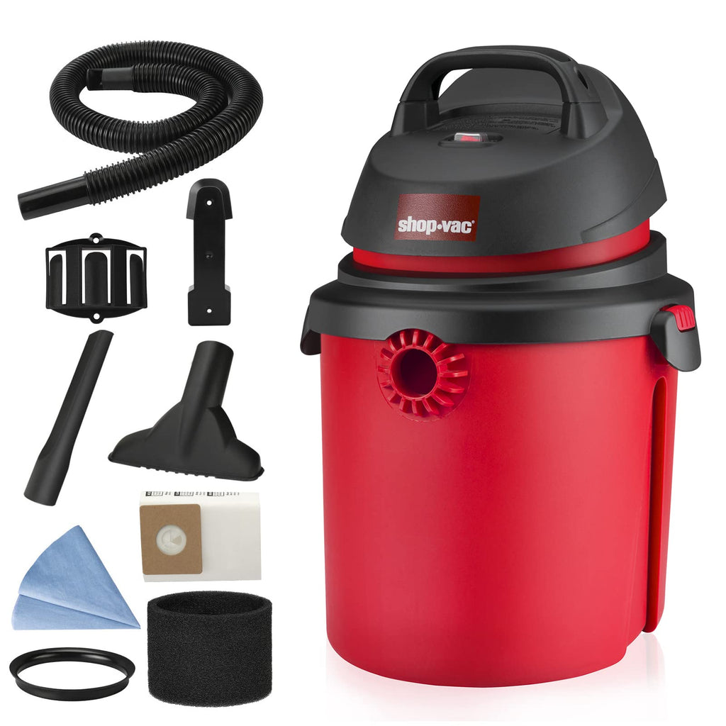 4 Gallon 4.0 Peak HP Wet/Dry Vacuum U108