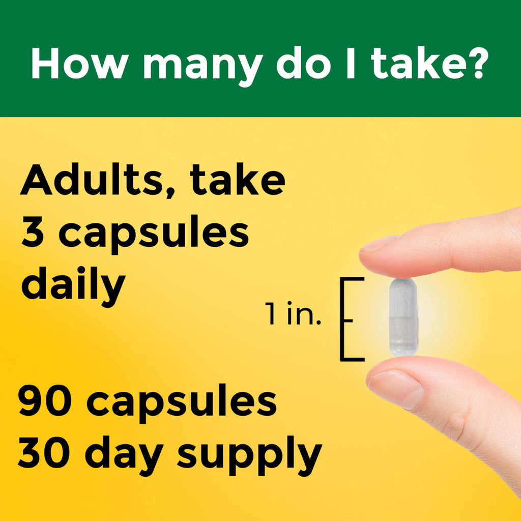 Magnesium L-Threonate with Vitamin C & Vitamin D3, 90 Capsules Q713