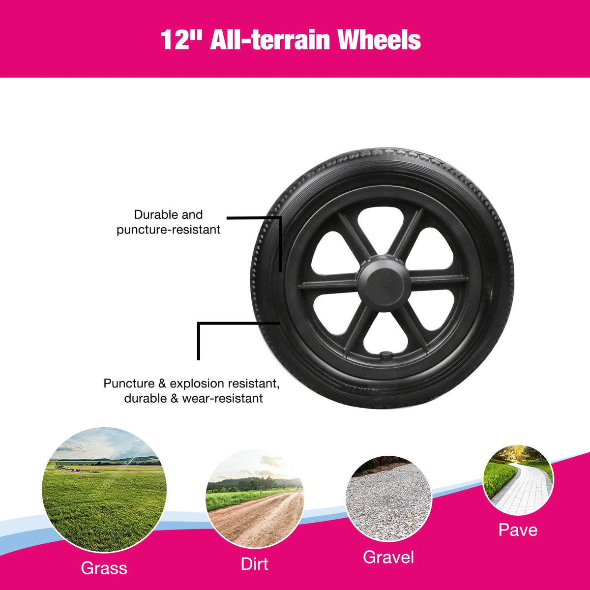 Lightweight Foldable Wheelchair with 12-inch Wheels and Removable Cushion J205321