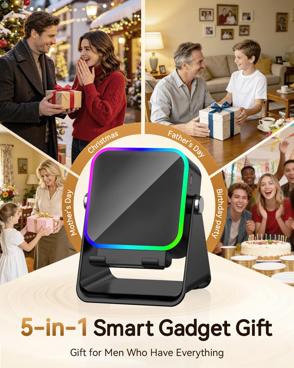 Wireless Induction Speaker with Phone Stand I220