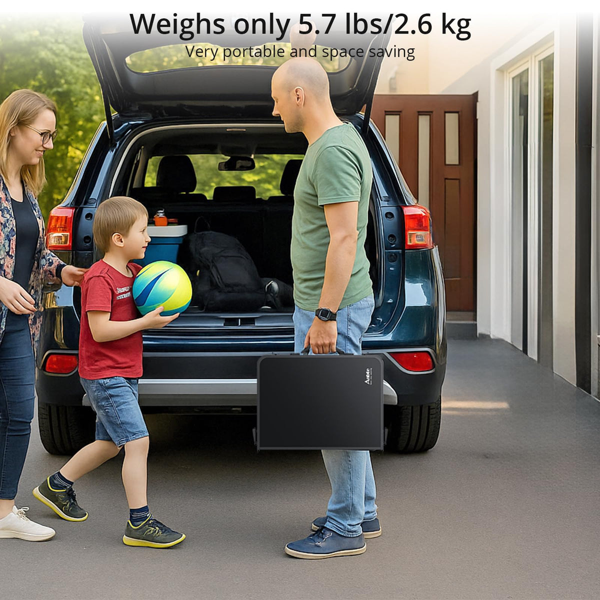 24"X 16" Adjustable Height Folding Camping Table P1214