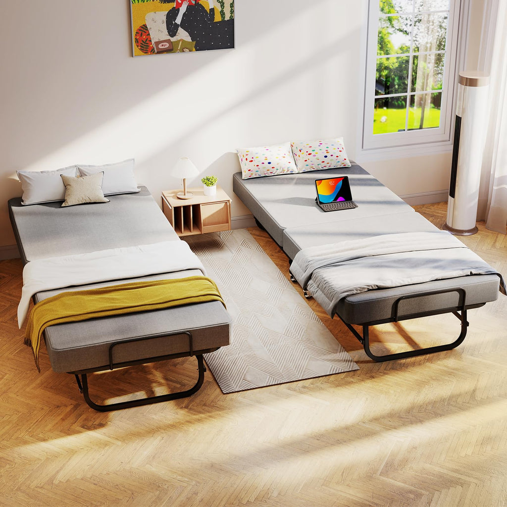 Folding Bed Portable Roll Away Bed 75" x 31" K65645