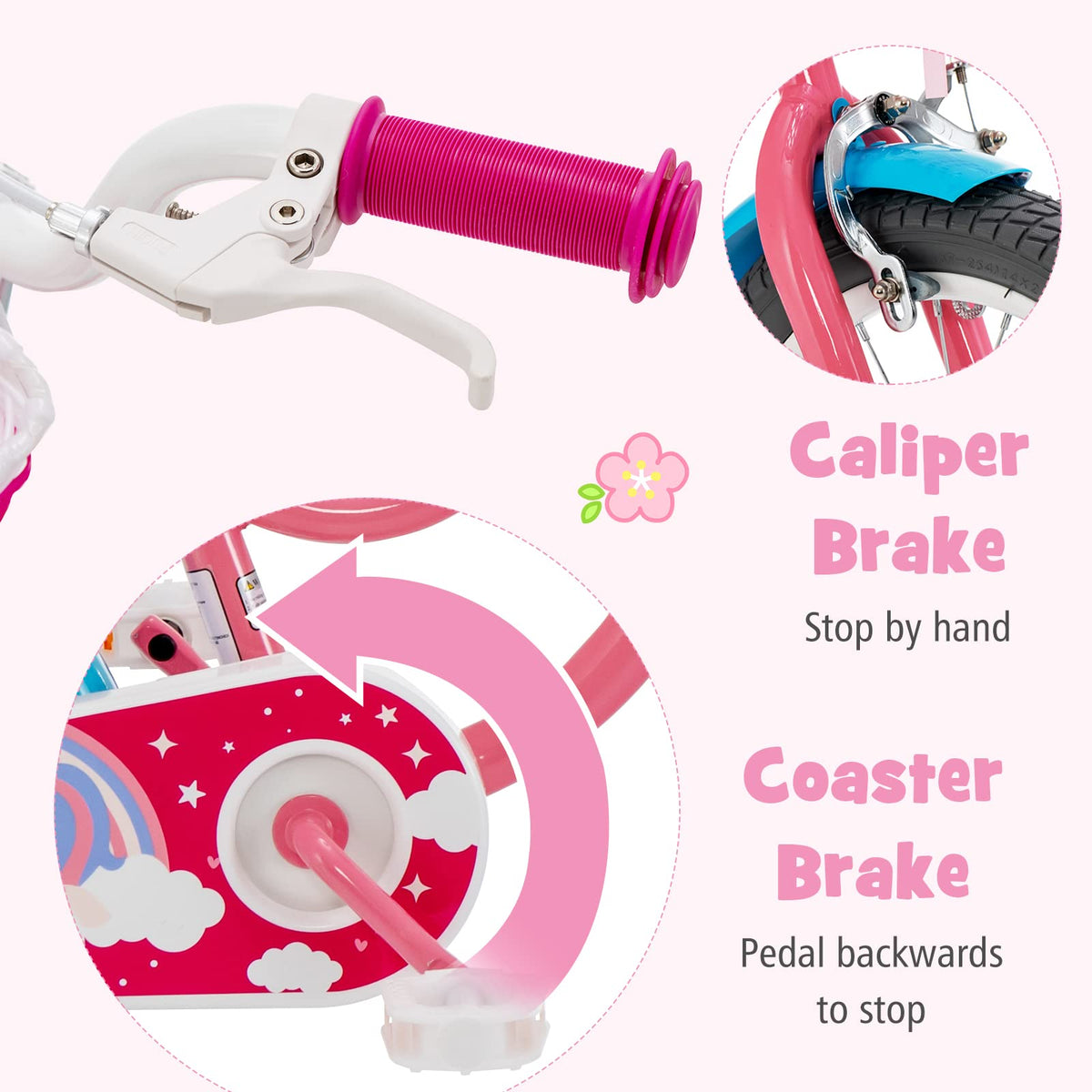 14 Inch Kids Bike with Training Wheels H278567