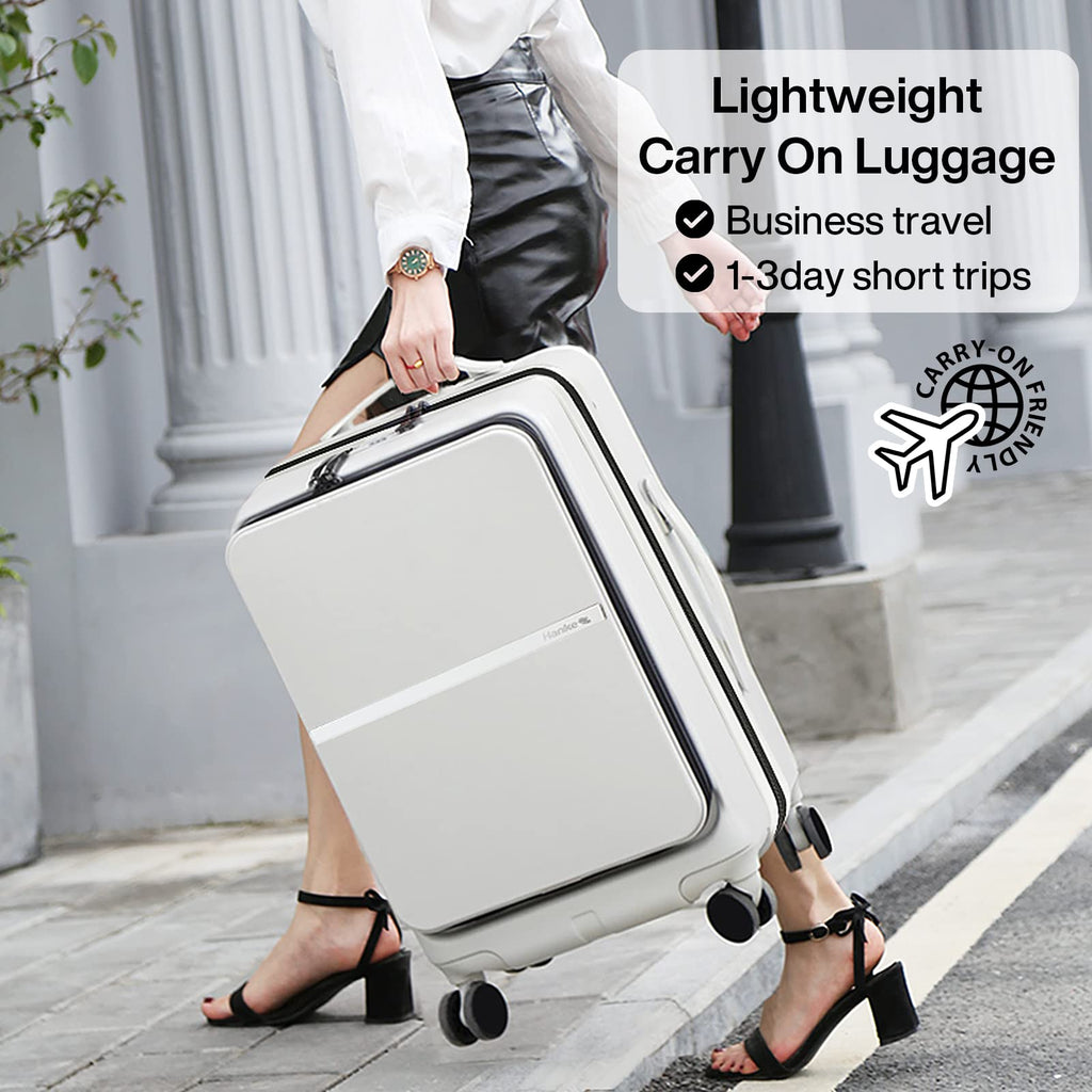 20 Inch Hard Shell Carry On Luggage with Wheels E86398