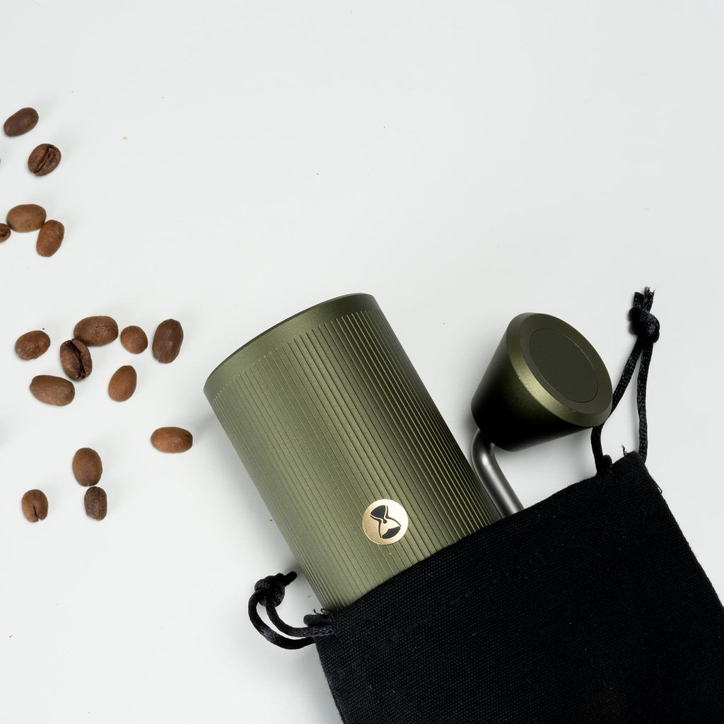 Manual Stainless Steel Conical Burr Coffee Grinder 20g B6337