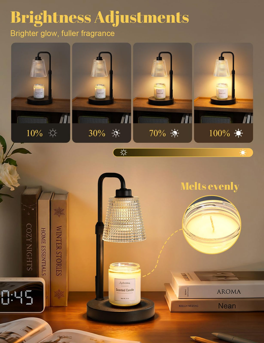 Candle Warmer Lamp with Timer E355