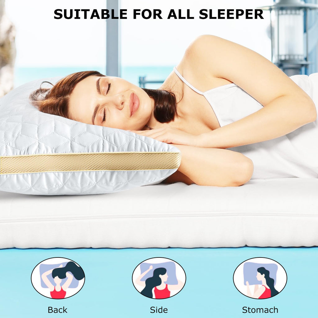 King Size Cooling Down Alternative Pillows Set of 2 Z4939