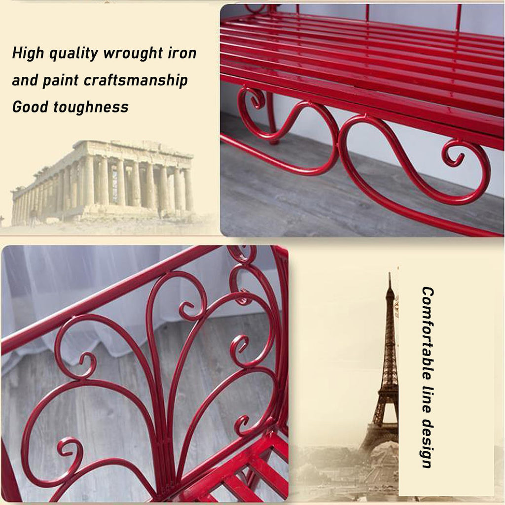 Cast Iron Outdoor Bench 400 lbs Capacity N710564