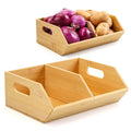 2 Set Bamboo Storage Bins G8817