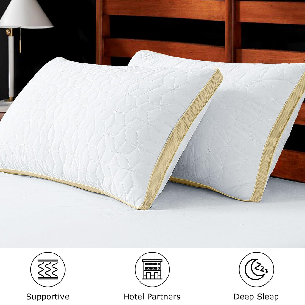 King Size Cooling Down Alternative Pillows Set of 2 Z4939