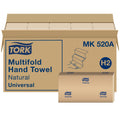 Multifold Hand Towel, Natural, 16 packs x 250 sheets Q98912