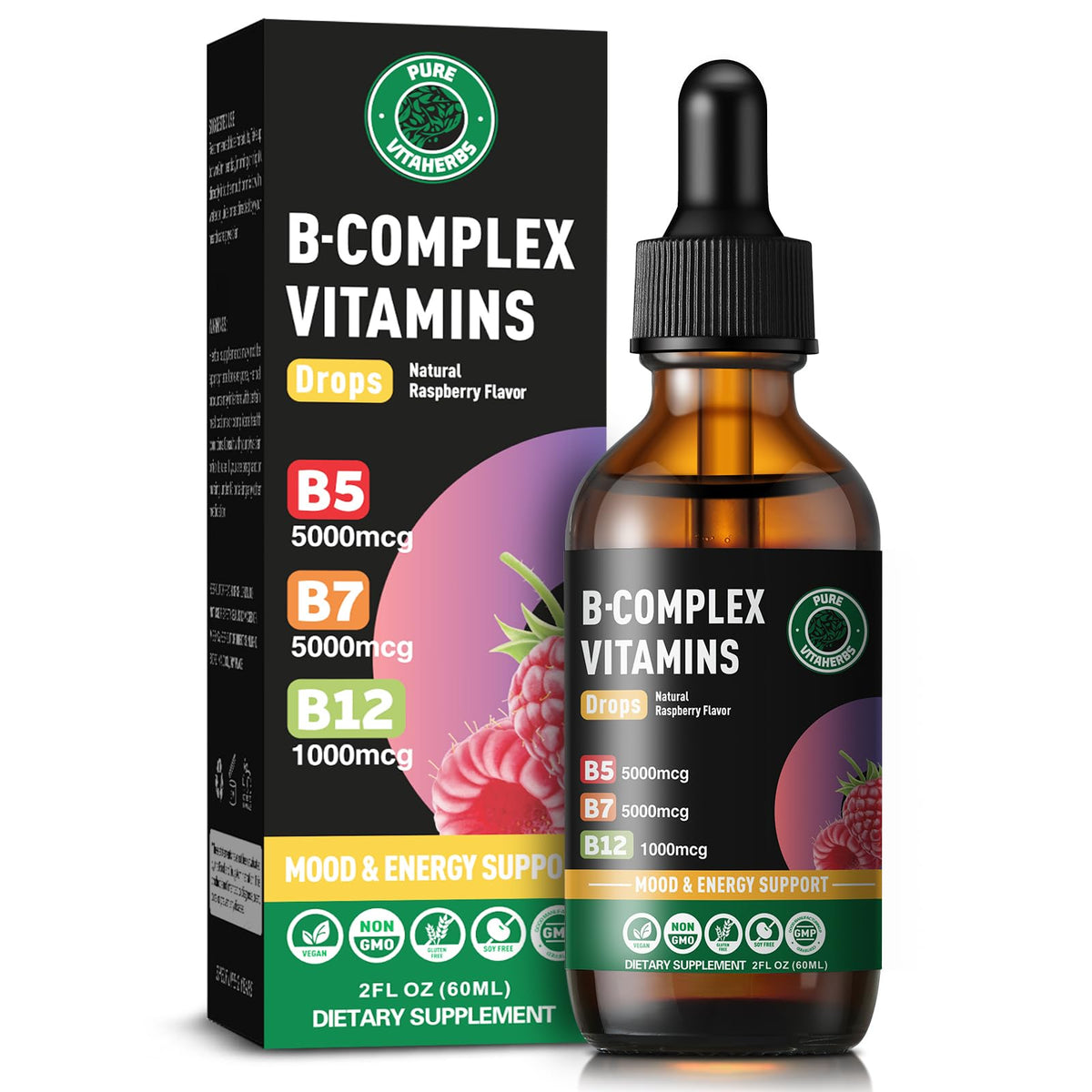 B-Complex & Biotin Drops 2 Fl Oz L33923