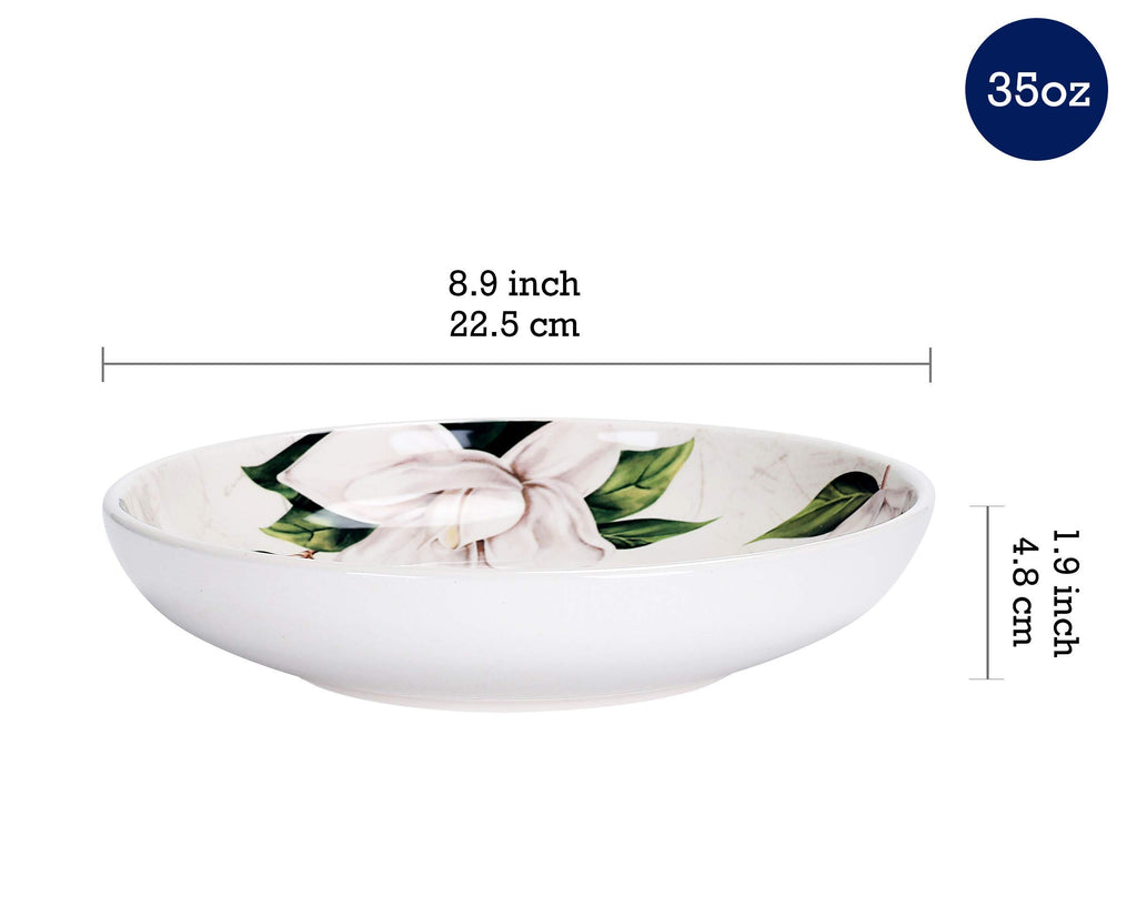 Magnolia Floral Ceramic 16 pcs Dinnerware Set T4001