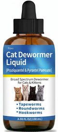 Praziquantel & Pyrantel Pamoate Dewormer Liquid for Cats and Kittens 100 mL B550181