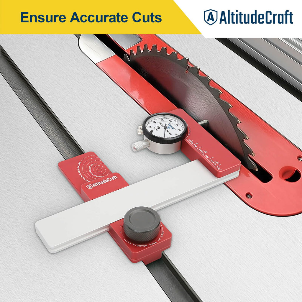 Table Saw Alignment Gauge with 0.001-Inch Dial Indicator X4230