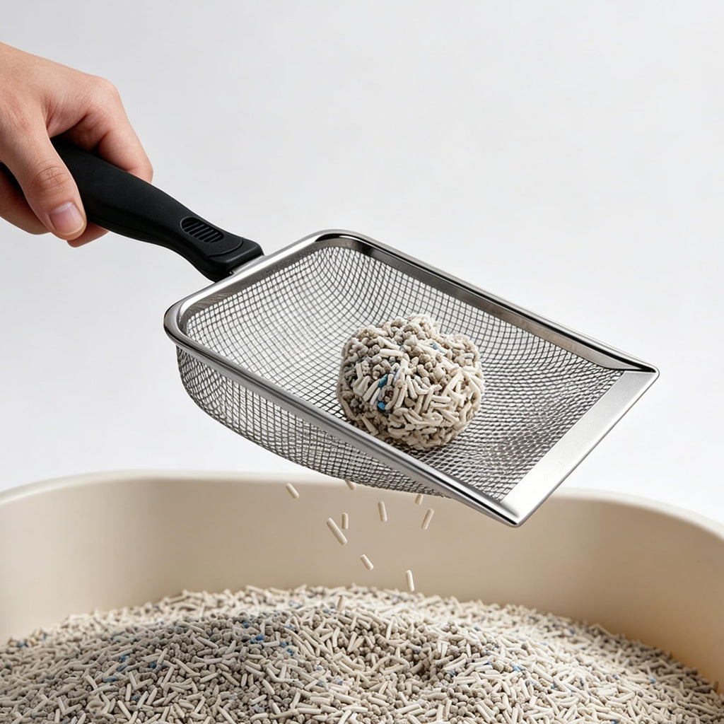 Stainless Steel Mesh Cat Litter Scoop 2.8mm Hole E272897