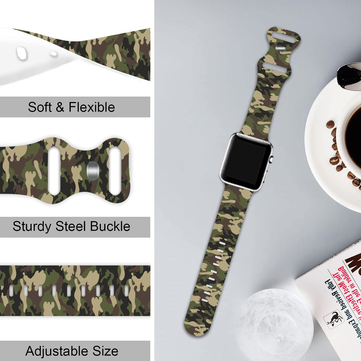 Compatible with Apple Watch Band A95838