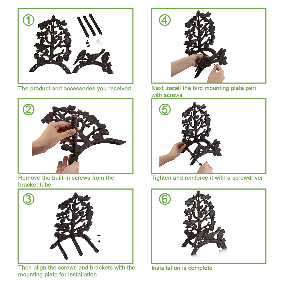 Cast Iron Wall Mount Garden Hose Holder V210