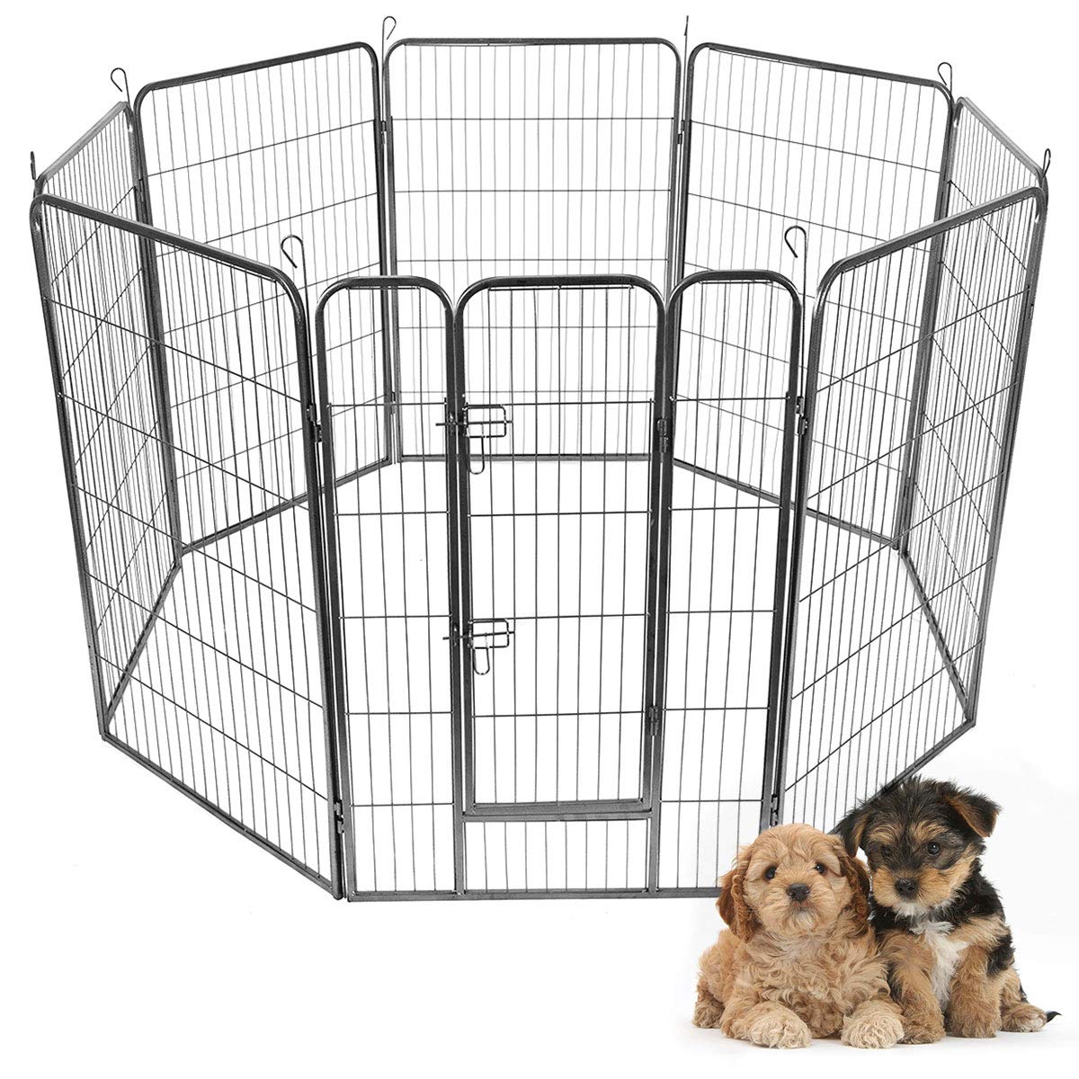 48 inch 8 Panel Metal Dog Playpen A96145