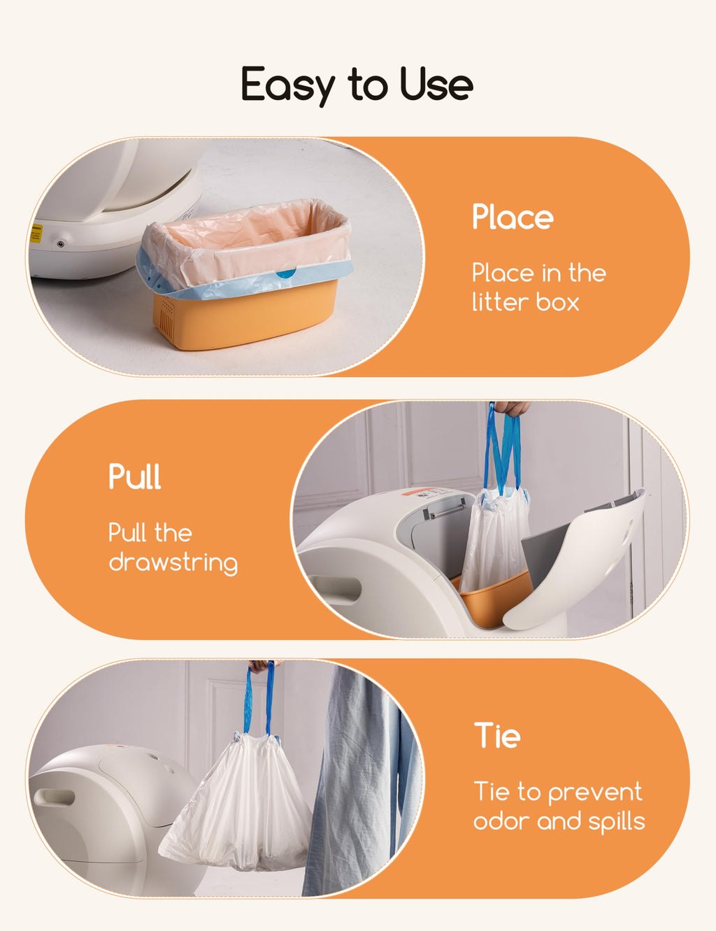 Cat Litter Box Liners Heavy Duty M615