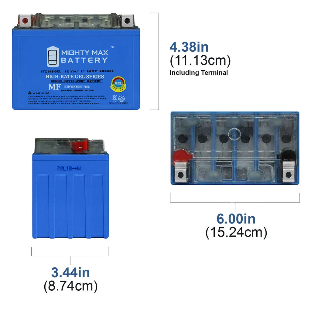 12V 11.2Ah GEL Battery V864