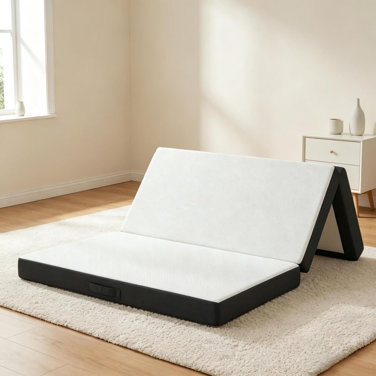 6 Inch Twin Trifold Memory Foam Mattress I32014
