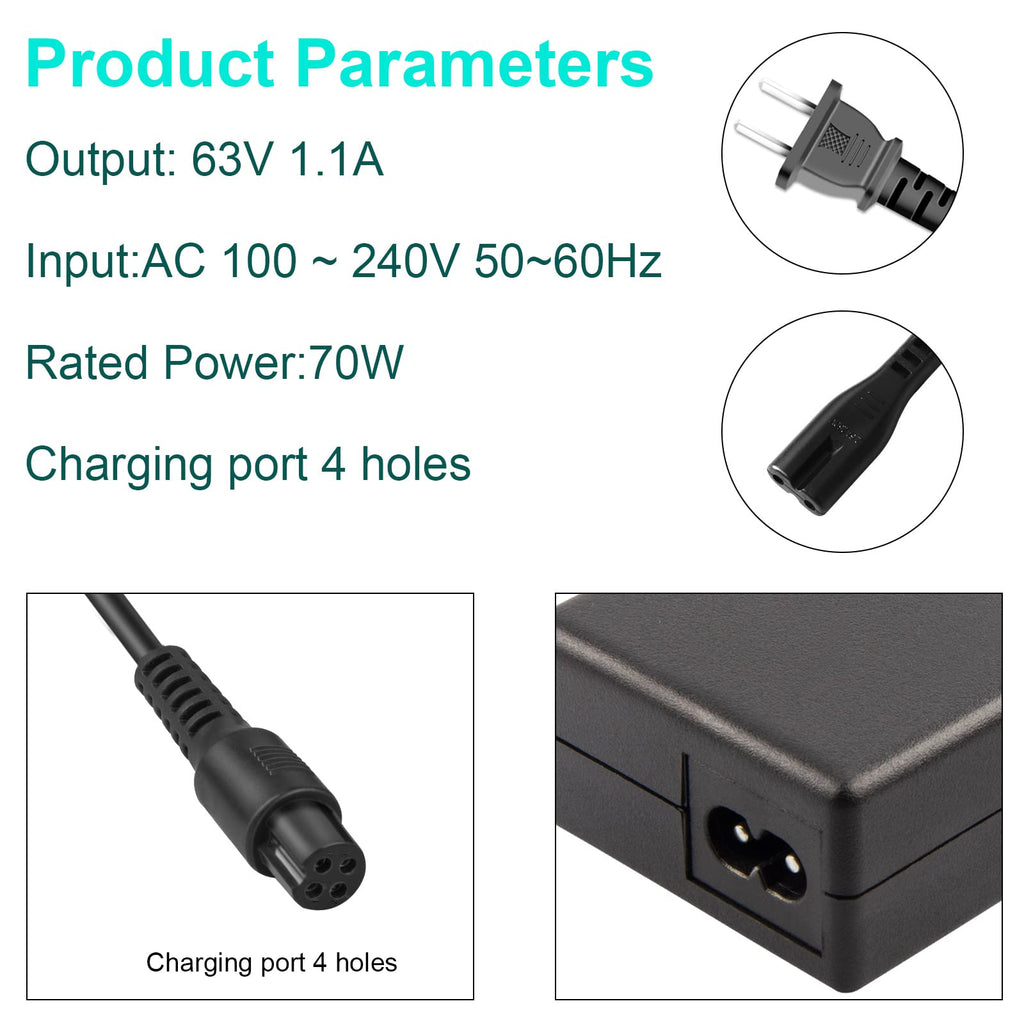 4 Prong Charger for Ninebot S I811
