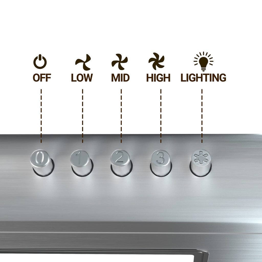 30 Inch Under Cabinet Stainless Steel Range Hood F1627