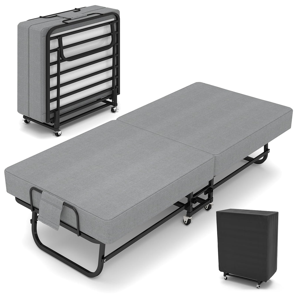 Folding Bed Portable Roll Away Bed 75" x 31" K65645