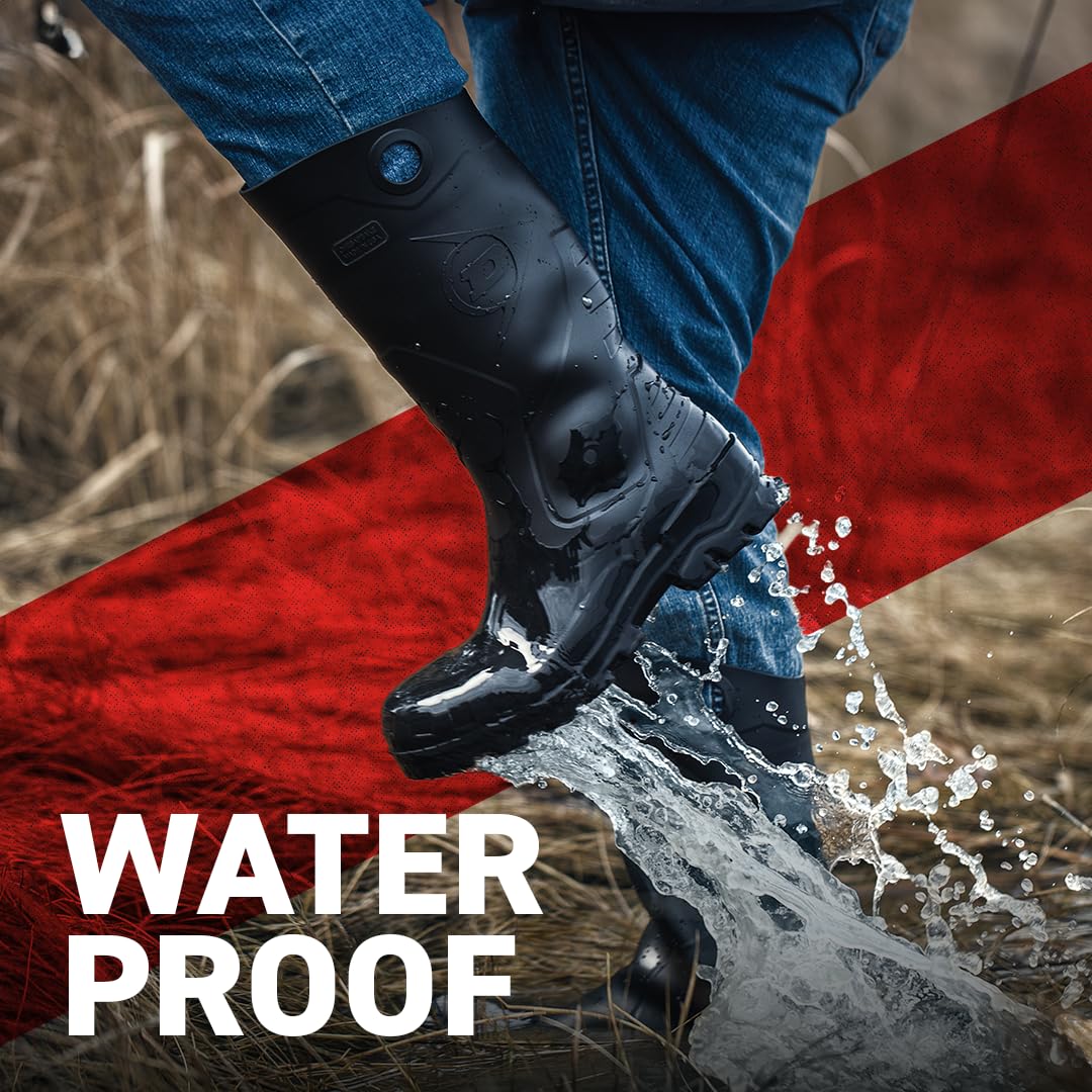 Black Rubber Boots V56575