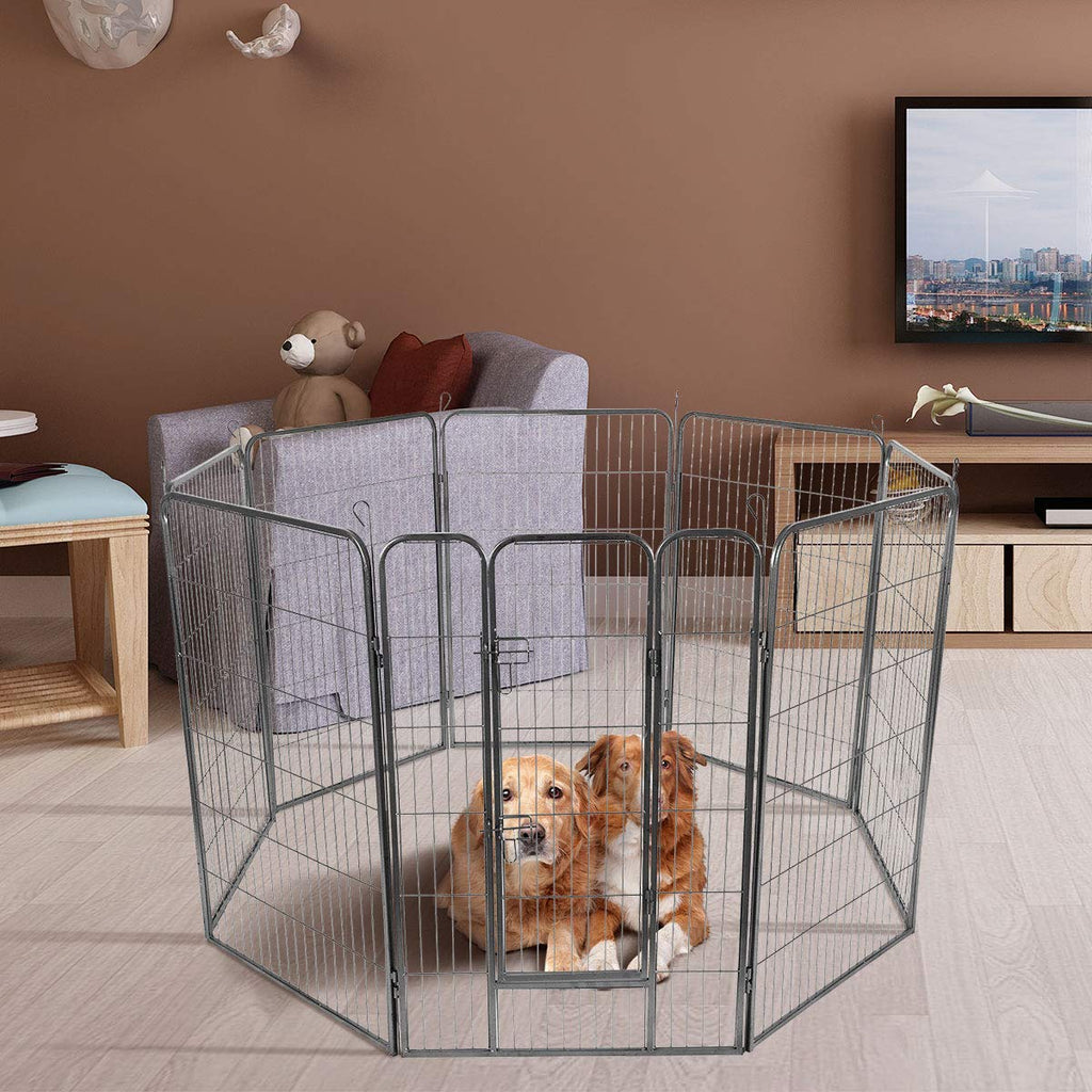 48 inch 8 Panel Metal Dog Playpen A96145