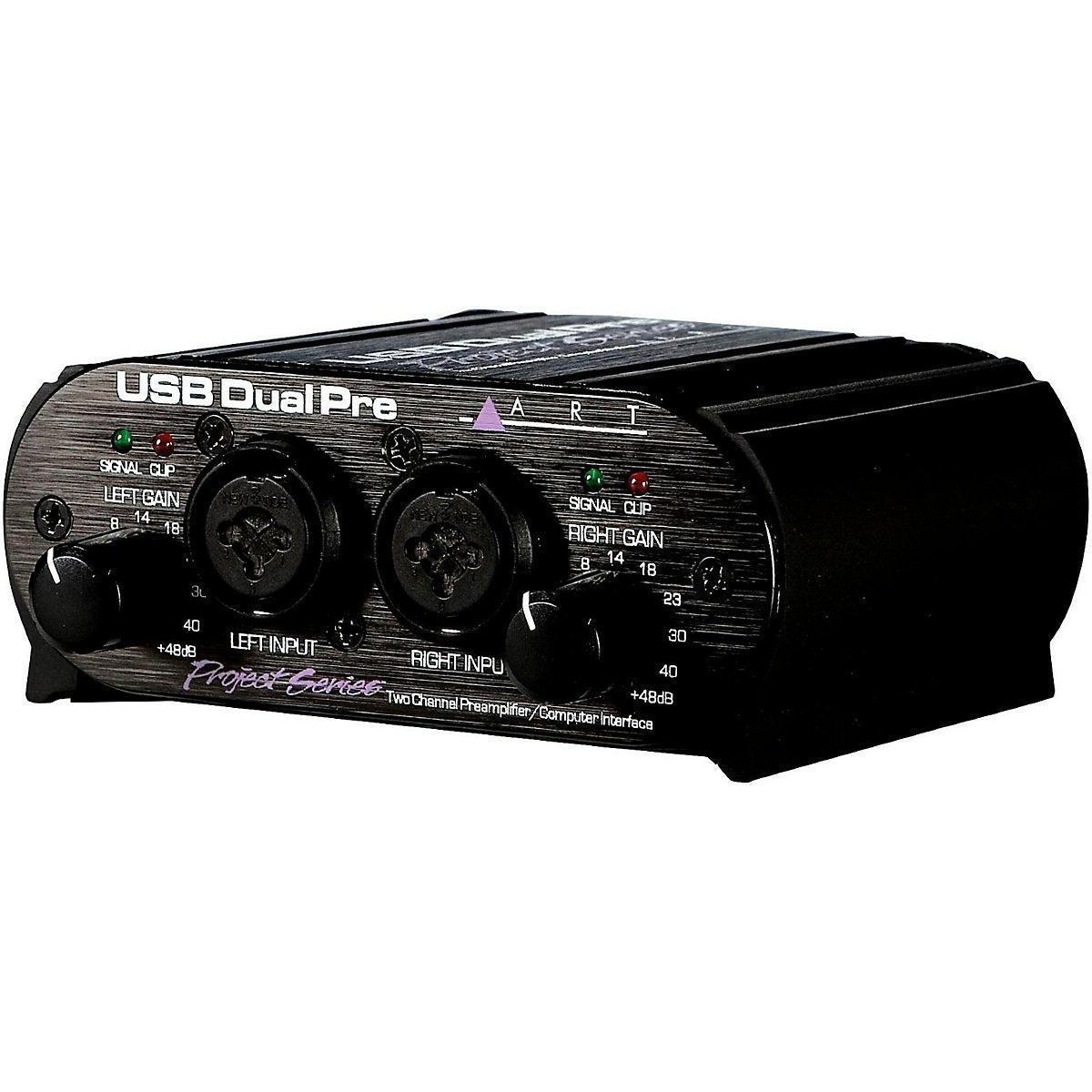 USB Dual Pre Two Channel Preamplifier/Computer Interface, Black A991