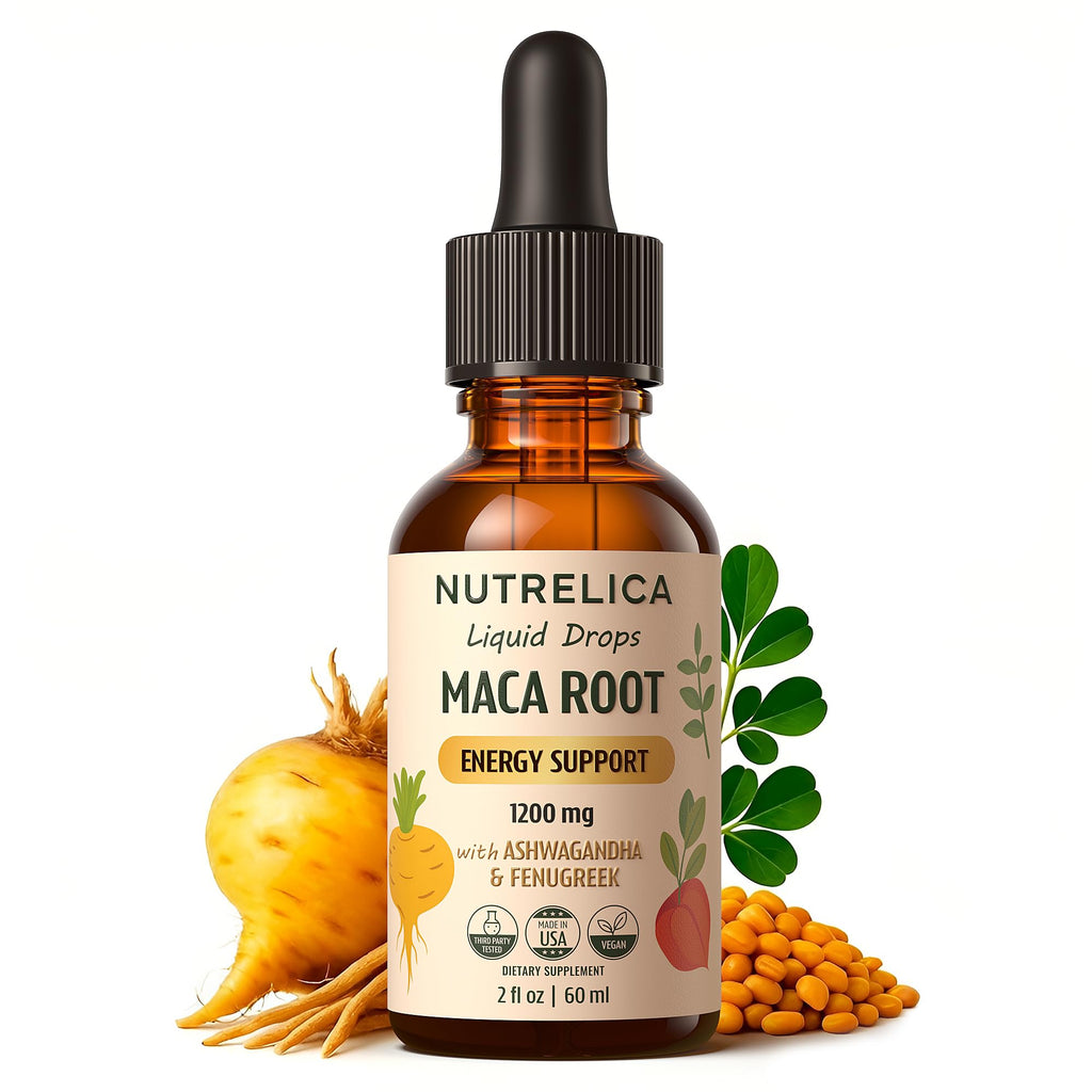 Maca Root with Ashwagandha & Fenugreek 1200mg Vegan A3377