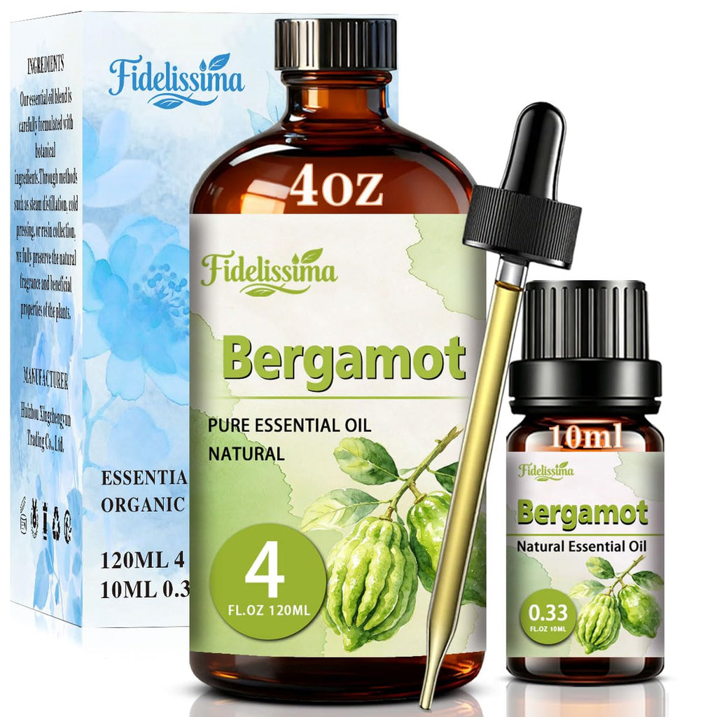 Essential Oil Set, 4 Scents with Glass Dropper I663927