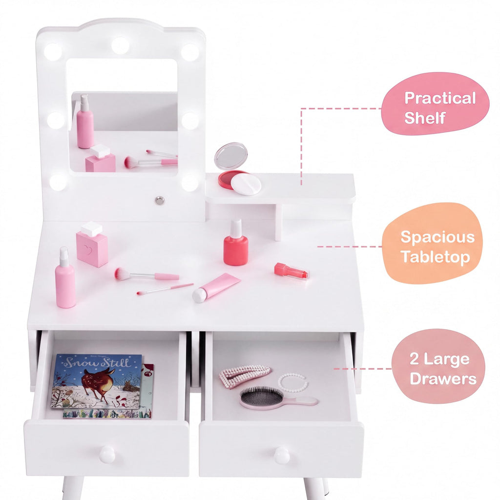 Kids Vanity and Chair Set B9803