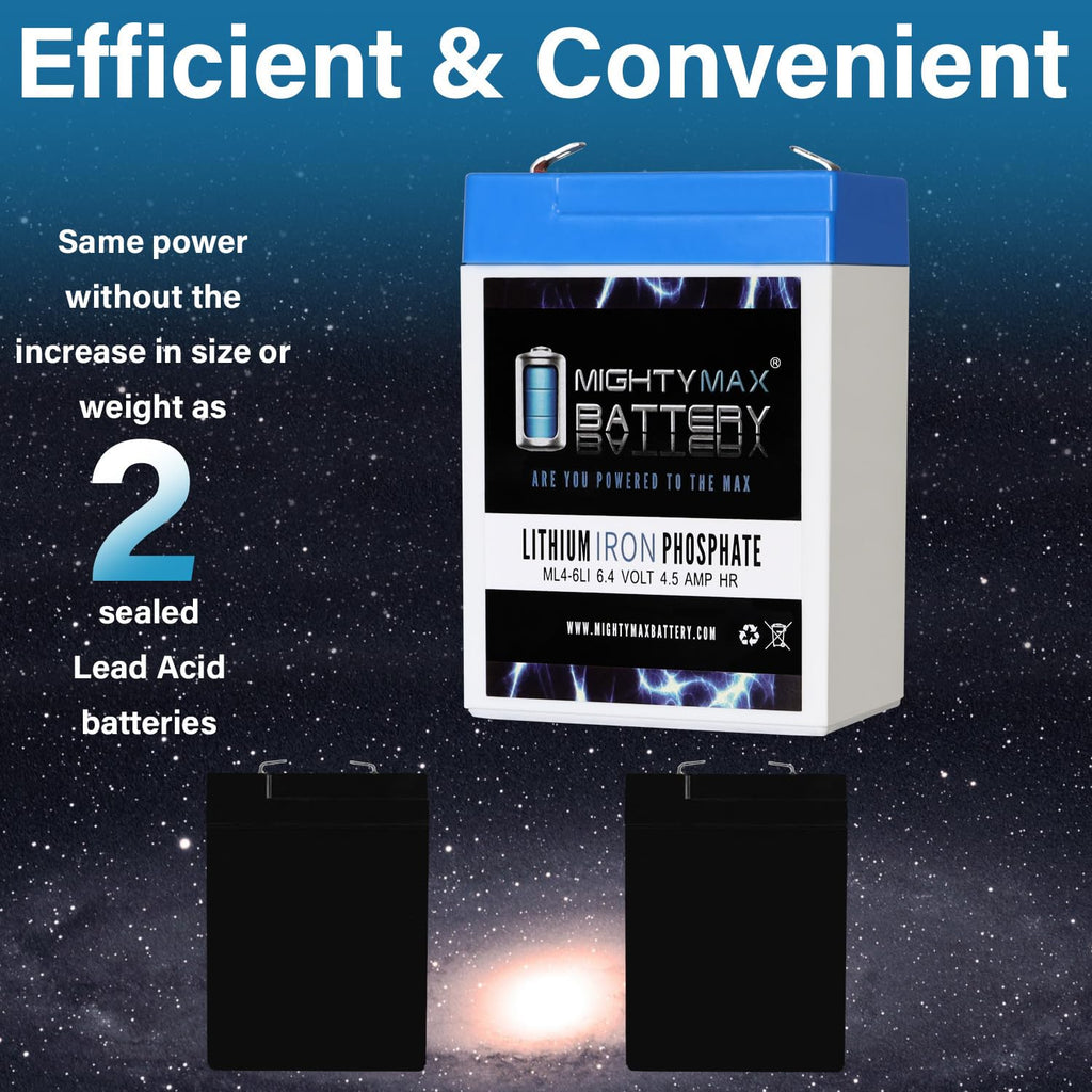 6V 4.5AH Lithium Replacement Battery K560647