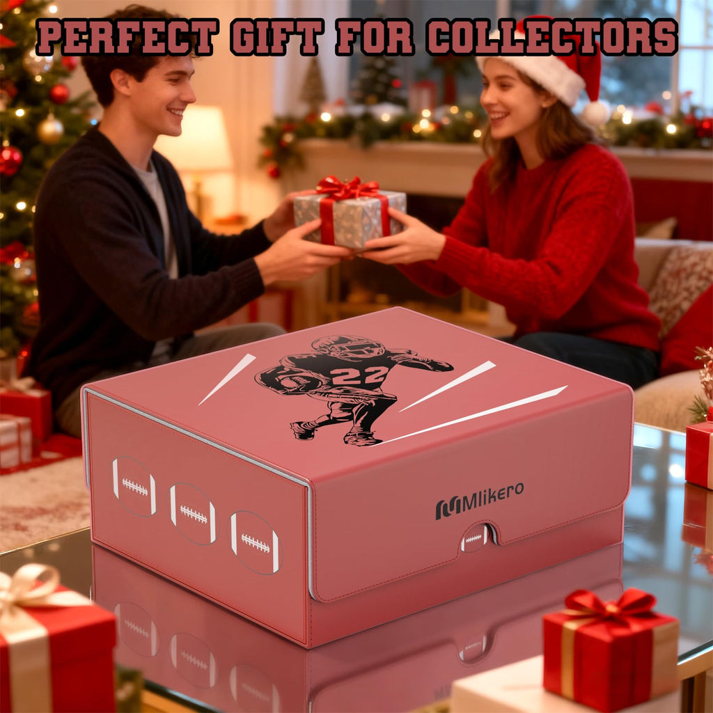 Football Card Storage Box with Magnetic Closure O449612