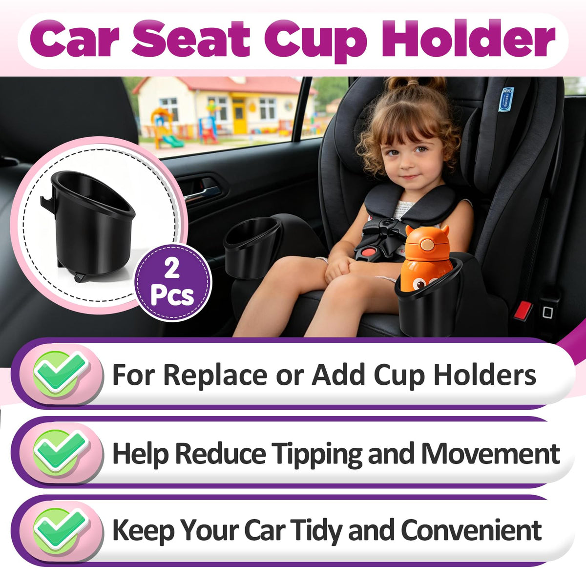 2 Pcs Cup Holder X3205