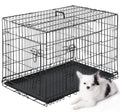 Black Metal Dog Crate Q55878