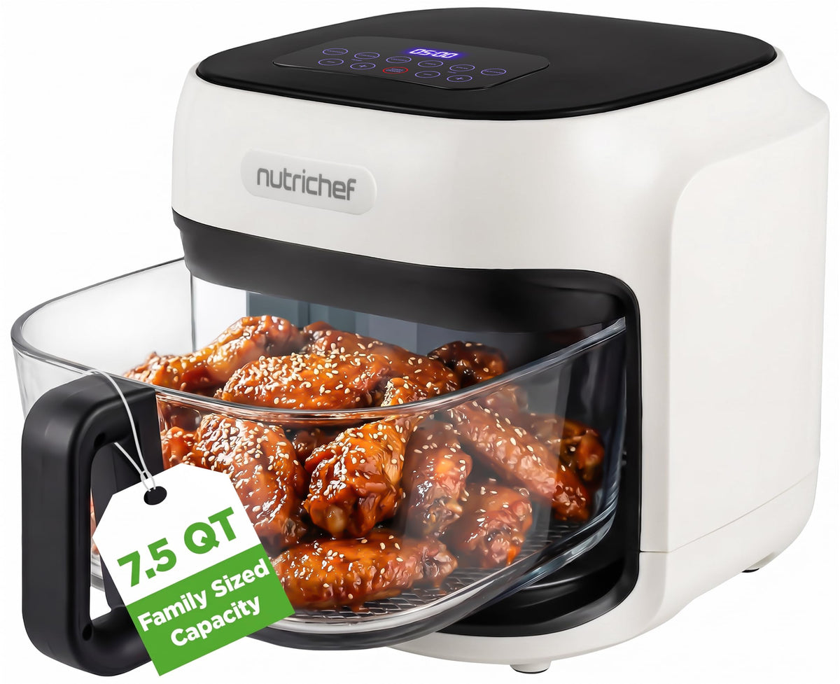 7.5 Quart Air Fryer with 6 Preset Cooking Modes A30495